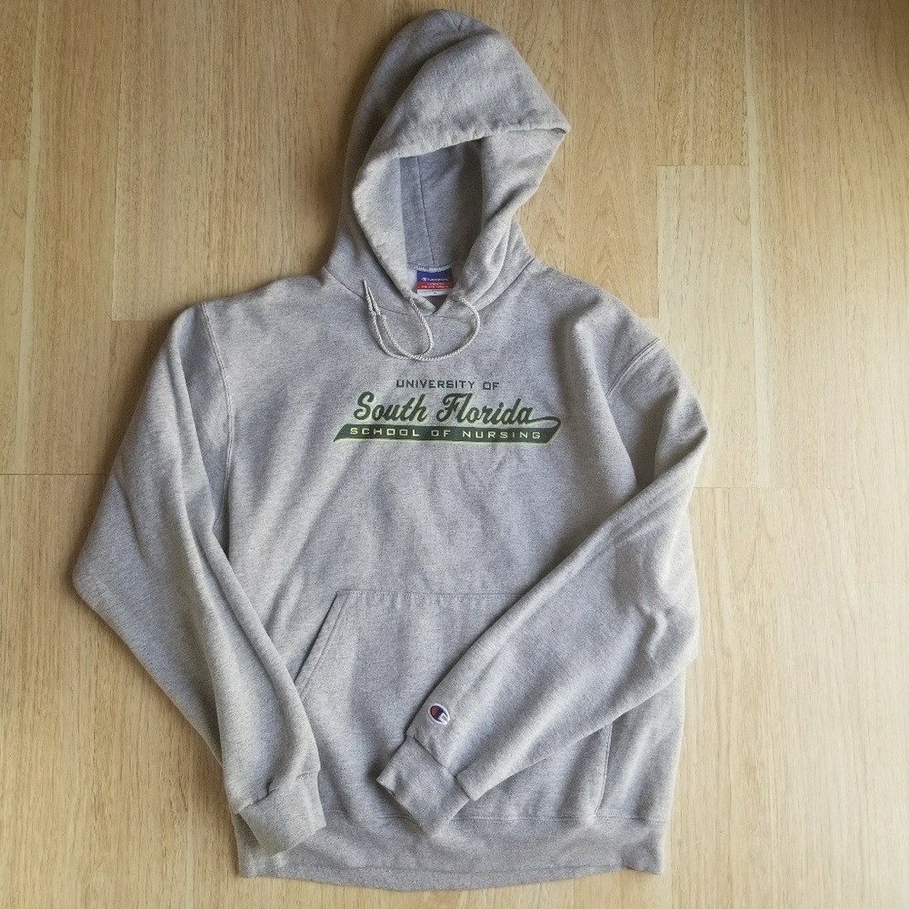 VTG USF Nursing Champion Hoodie Size L